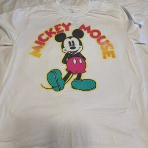 Disney (Jerry Leigh) Mickey Mouse White T-Shirt